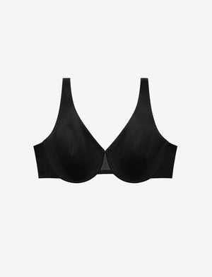 24/7® Unlined Minimizer Bra, Black - Thirdlove - Nylon/Spandex